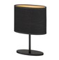Preview: FHL Momo Tischleuchte Oval Modern E14 sandschwarz 850227