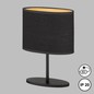 Preview: FHL Momo Tischleuchte Oval Modern E14 sandschwarz 850227