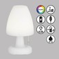 Preview: FHL Termoli LED Akku-Outdoorleuchte USB 1,5W RGB-Farbsteuerung dimmbar IP44 850250