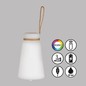 Preview: FHL Bruno LED Akku-Außenleuchte USB zum aufhängen 0,5W RGB-Farbsteuerung dimmbar IP44 850292