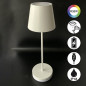 Preview: FHL Cosenza 2.0 LED Akku-Outdoorleuchte USB 2,2W RGBW steuerbar dimmbar sandweiß IP44 850337
