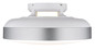 Preview: Globo Carney LED Deckenventilator 40W CCT Weiß Matt Fernbedienung Nachtlicht Memoryfunktion Ø45cm 03667SI