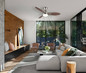 Preview: Globo Gale LED Deckenventilator 22W CCT Nickel Matt, Metall Fernbedienung Memoryfunktion 32,5cm 03671N