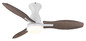 Preview: Globo Gale LED Deckenventilator 22W CCT Weiß Matt, Metall Fernbedienung Memoryfunktion 32,5cm 03671W