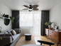 Preview: Globo Elise LED Deckenventilator 22W CCT Schwarz Matt, Metall Fernbedienung Memoryfunktion 28,5cm 03672B