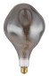 Preview: Globo Lampe E27 Leuchtmittel E27 4W Warmweiß Rauchfarben, Glas Ø16,5cm 11536S
