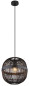 Preview: Globo Hermi Ii E27 Hängeleuchte 60W Schwarz Matt, Metall Ø30cm 14994H1