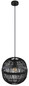Preview: Globo Hermi Ii E27 Hängeleuchte 60W Schwarz Matt, Metall Ø30cm 14994H1