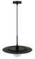 Preview: Globo Riga G9 Hängeleuchte 5W Schwarz Matt, Metall Ø33cm 15169G