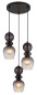 Preview: Globo Clarity E27 Hängeleuchte 3-fach 25W Schwarz Matt, Metall Ø15cm 15174-3H