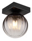 Preview: Globo Dallerta G9 Wandleuchte 10W Schwarz Matt, Metall Ø12cm 15216-1