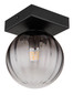 Preview: Globo Dallerta G9 Wandleuchte 10W Schwarz Matt, Metall Ø12cm 15216-1