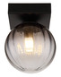 Preview: Globo Dallerta G9 Wandleuchte 10W Schwarz Matt, Metall Ø12cm 15216-1