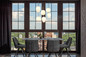 Preview: Globo Blacky I E14 Hängeleuchte 6-fach 40W Nickel Matt, Metall 120cm 15345-6NO