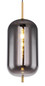 Preview: Globo Blacky I E27 Hängeleuchte 60W Messingfarben, Metall Ø22cm 15345H2MM