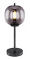 Preview: Globo Blacky E14 Tischleuchte 40W Schwarz, Metall Ø18,5cm 15345T