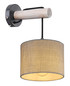 Preview: Globo Roger E27 Wandleuchte 40W Schwarz Matt, Metall Ø18cm 15378W