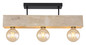 Preview: Globo Adalie E27 Deckenleuchte 3-fach 60W Schwarz Matt, Metall 19cm 15455-3D