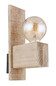 Preview: Globo Adalie E27 Wandleuchte 60W Schwarz Matt, Metall 30cm 15455W