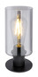 Preview: Globo Hadera E27 Tischleuchte 60W Schwarz Matt, Metall Ø10cm 15465T