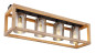 Preview: Globo Pettey E27 Deckenleuchte 4-fach Schwarz Matt, Metall 22,5cm 15497-4D