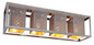 Preview: Globo Thomas E27 Deckenleuchte 4-fach 25W Silberfarben, Metall 22,5cm 15498-4D