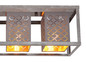 Preview: Globo Thomas E27 Deckenleuchte 4-fach 25W Silberfarben, Metall 22,5cm 15498-4D