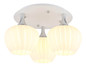 Preview: Globo Maxy E27 Deckenleuchte 3-fach 40W Weiß Matt, Metall Ø18cm 15548-3DW