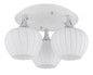 Preview: Globo Maxy E27 Deckenleuchte 3-fach 40W Weiß Matt, Metall Ø18cm 15548-3DW