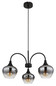 Preview: Globo Maxy E27 Hängeleuchte 3-fach 40W Schwarz Matt, Metall Ø15cm 15548-3H1