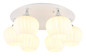 Preview: Globo Maxy E27 Deckenleuchte 6-fach 40W Weiß Matt, Metall Ø18cm 15548-6DW