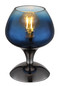 Preview: Globo Maxy E27 Tischleuchte 40W Schwarz-Chrom, Metall Ø15cm 15548T5