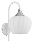 Preview: Globo Maxy E27 Wandleuchte 40W Weiß Matt, Metall Ø18cm 15548WW