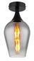 Preview: Globo Lavus E27 Deckenleuchte 40W Schwarz Matt, Metall Ø15cm 15552D3