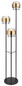Preview: Globo Milley E27 Stehleuchte 3-fach 60W Schwarz Matt, Metall Ø18cm 15560S