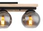 Preview: Globo Conni E27 Deckenleuchte 3-fach Schwarz Matt, Metall Ø15cm 15569-3D