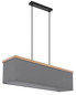 Preview: Globo Ossi E27 Hängeleuchte 4-fach 9W Schwarz Matt, Metall 120cm 15578H