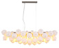 Preview: Globo Udo E14 Hängeleuchte 6-fach 25W Nickel Matt, Metall 120cm 15633H1O