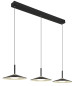 Preview: Globo Lampone LED Hängeleuchte 24W Neutralweiß Schwarz Matt, Metall Ø25cm 15635S-3