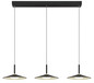 Preview: Globo Lampone LED Hängeleuchte 24W Neutralweiß Schwarz Matt, Metall Ø25cm 15635S-3