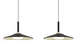 Preview: Globo Lampone LED Hängeleuchte 24W Neutralweiß Schwarz Matt, Metall Ø25cm 15635S-3H