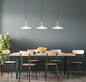 Preview: Globo Lampone LED Hängeleuchte 24W Neutralweiß Weiß Matt, Metall Ø25cm 15635W-3