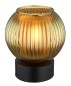Preview: Globo Zumba E27 Tischleuchte Schwarz Matt, Metall Ø15cm 15638TG