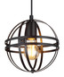 Preview: Globo Tamara E27 Hängeleuchte 60W Schwarz Matt, Metall Ø20cm 15639H