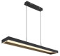 Preview: Globo Sola LED Hängeleuchte 70W CCT Schwarz Matt, Metall Fernbedienung Nachtlicht Memoryfunktion 120cm 15643