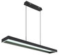 Preview: Globo Sola LED Hängeleuchte 70W CCT Schwarz Matt, Metall Fernbedienung Nachtlicht Memoryfunktion 120cm 15643