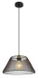 Preview: Globo Baku E27 Hängeleuchte 40W Schwarz Matt, Metall Ø36cm 15646H1