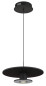 Preview: Globo Carter LED Hängeleuchte 24W Warmweiß Schwarz Matt, Metall Memoryfunktion Ø38cm 15647S