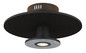 Preview: Globo Carter LED Deckenleuchte 24W Warmweiß Schwarz Matt, Metall Memoryfunktion Ø38cm 15647SD