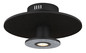 Preview: Globo Carter LED Deckenleuchte 24W Warmweiß Schwarz Matt, Metall Memoryfunktion Ø38cm 15647SD